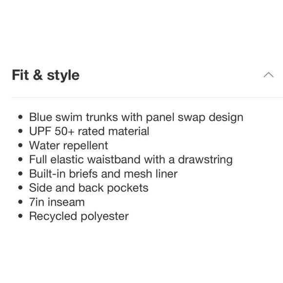 NWT Original Use Men's Panel Swap Swim Trunks Size Small - Picture 3 of 4